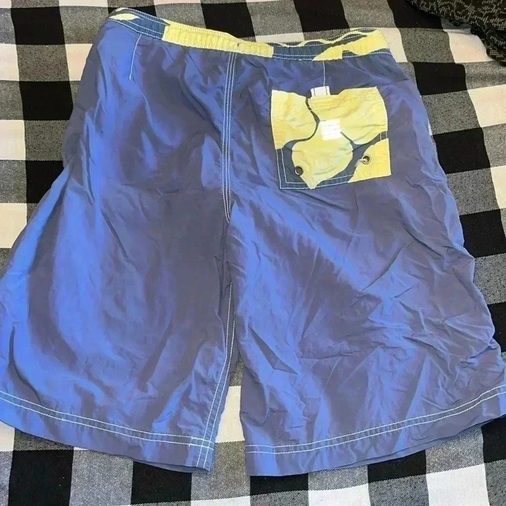 LANDS END swim trunks size 10slim 12slim
